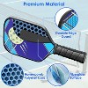 iMountek"Pickleball Set with 2 Fiberglass Paddles, 4 Balls, Carry Bag, Towels, Ergonomic Grip for All Levels"Black - 3 of 4