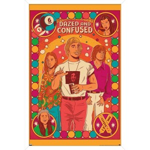 Trends International Dazed and Confused - Colorful Group Framed Wall Poster Prints - 1 of 4