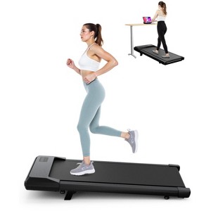 Deerrun 35.43 Inch Run belt 2.5 HorsePower Quiet Walking Jogging Portable Treadmills 250 LBS Capacity - 1 of 4