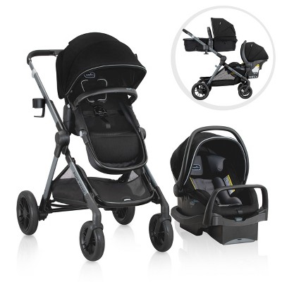 Evenflo Pivot Xpand Travel System With Litemax - Ayrshire Black : Target