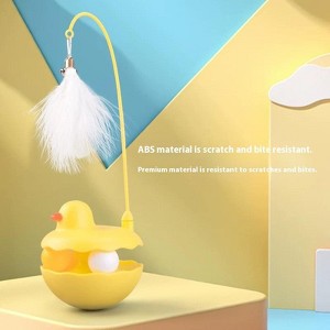 Cat Toys - Interactive Toy for Cat | Kitten Toys | Lightweight Resin Duck Shape Fun Stick for Kitten Play Indoor Outdoor - 1 of 4