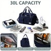 Luupatchy Carry On Weekender Backpack With Shoe Compartment, For Travel, Gym，Fishing, Travel Duffle Bag For Women, Men - 3 of 4
