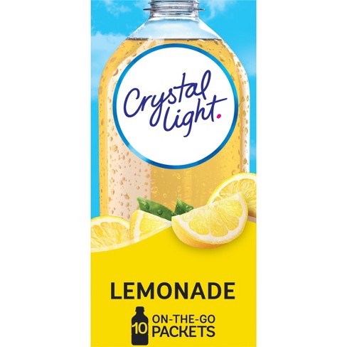 Crystal Light Lemonade, Fruit Punch, Raspberry Lemonade and Wild
