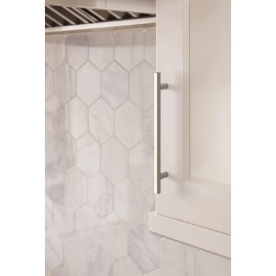 Brushed Nickel 8.44" Cabinet Bar Pull with Mounting Hardware