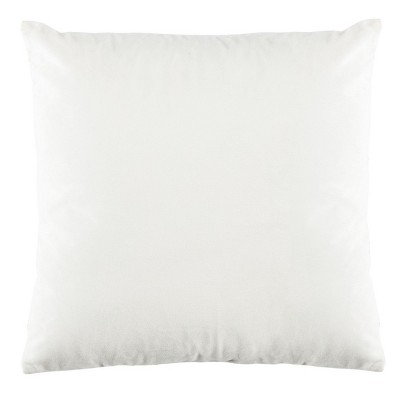 Jakki Blue and White Abstract Waves 18" Square Throw Pillow
