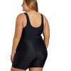 Sporti Sporti Plus Size Unitard Shibori Ombre One Piece Swimsuit Watermelon 20W - 4 of 4