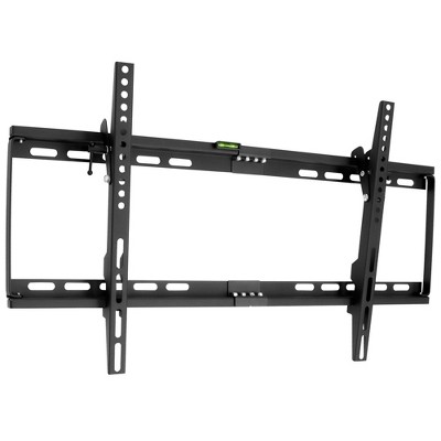 Mount-It! Slim Tilting TV Wall Mount | Low Profile Bracket for 32-65 TV | Universal VESA Compatibility up to 600 x 400mm | 130 Lbs. Weight Capacity