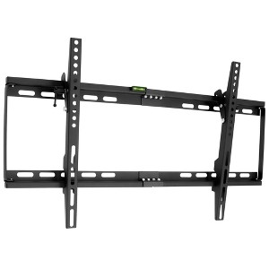 Mount-It! Slim Tilting TV Wall Mount | Low Profile Bracket for 32-65 TV | Universal VESA Compatibility up to 600 x 400mm | 130 Lbs. Weight Capacity - 1 of 4