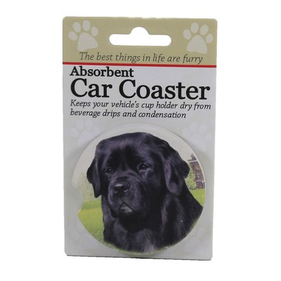 Car Coaster 2.5" Newfoundland Car Coaster Absorbant E & S Pet  -  Coasters