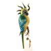 Morawski 10.75 In Turquoise Teal Feathered Parrot Ornament Tropical Bird Macaw Tree Ornaments - 2 of 3