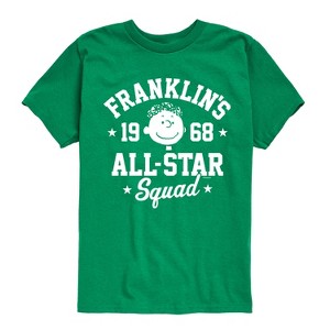 Boys' - Peanuts - Franklins All Star Squad Short Sleeve Graphic T-Shirt - 1 of 4