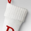 Knit Monogram Christmas Stocking White - Wondershop™ - 3 of 3