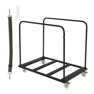 Heavy Duty Steel Panel Truck Cart, Flatbed with 1500 Lbs Capacity and 4 Swivel Casters Panel Cart - 1 of 4