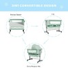 Yinvani Green Aluminum Frame Foldable Crib with Mosquito Net - 4 of 4