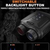NAYSAYE Outdoor Binoculars 4K High Definition Optical Zoom for Camping and Wildlife Observation, Black, 3.8"*6.8"*8" - 4 of 4