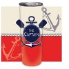 Elanze Designs The Captain Red Anchor 20 ounce Stainless Steel Travel Tumbler - 2 of 4