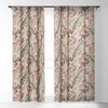 Ninola Design Ferns Foliage Nature Green Single Panel Sheer Window Curtain - Deny Designs - image 2 of 4