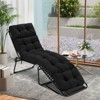 Tangkula 73" Lounge Chaise Cushion Padded Recliner Cushion - 3 of 4