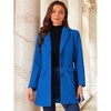 INSPIRE CHIC Women's Notched Lapel Single Breasted Outwear Fall coat - 3 of 4