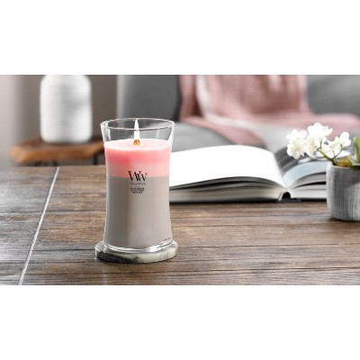 Large Multicolor Soy Wax Scented Jar Candle with Wooden Wick