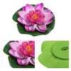 Unique Bargains Artificial Lotus Flower for Garden Ponds Pool Decoration - image 3 of 4