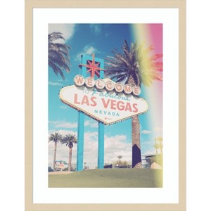 Amanti Art Vintage Vegas Sign by Pictufy Studio III Wood Framed Wall Art Print - 1 of 4