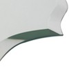 27.9x22in Heavy Beveled Edge Wall Mirror Bathroom Mirror Vanity Scalloped Oval Frameless - 4 of 4