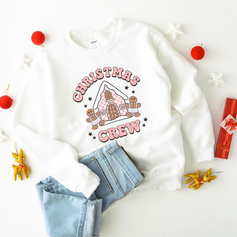 The Juniper Shop Christmas Gingerbread Crew Youth Graphic Sweatshirt, 2 of 3