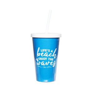 Beachcombers Life's A Beach Tumbler Coastal Beach Inspired For Home Gift - 1 of 1