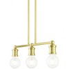 Livex Lighting Lansdale 3 - Light Chandelier in  Satin Brass - 2 of 4