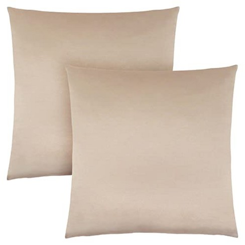 Monarch Specialties Pillows Set Of 2 18 X 18 Square Insert Included Decorative Throw Accent Sofa Couch Bedroom Polyester Hypoallergenic Gold Modern Target