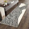 Washable Modern Abstract Living Room Rugs, Soft Non Slip Area Rug for Bedroom Nursery, Low Pile Large Stain Resistant Dining Room Carpet - 3 of 4