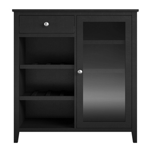 Vietti bar cabinet discount black