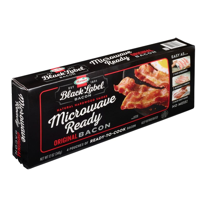 Hormel Original Microwave Ready Bacon Slices - 12oz, 5 of 9