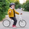 Infans 12" Balance Bike 2 Wheels Children’s Bicycle with Adjustable Seat White - 4 of 4