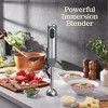 Peach Street Electric Immersion Blender Handheld, 500W Turbo Mode, Hand Kitchen Blender Stick for Soup, Smoothie, Puree, Baby Food, Stainless Steel - 2 of 4