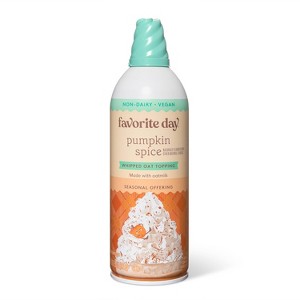 Pumpkin Spice Whipped Oat Topping Non-Dairy - 6.5oz - Favorite Day™ - 1 of 3