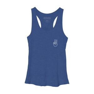 Women's Design By Humans peace By desiredesign Racerback Tank Top - 1 of 3