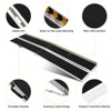 Wheelchair Ramp, Folding Portable Aluminum Ramp with Transition Plate & Reflective Warning Stickers, 363kg Loading Capacity Non-Slip for Wheelchair - 4 of 4