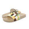 Womens Slides Open Toe Lego Embossed Pool Beach Sandals Comfort Shower Slippers for Women - 4 of 4
