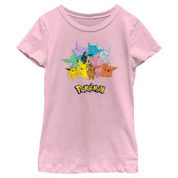 Printed T-shirt - Purple/Pokémon - Kids