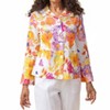 Women's Crinkle Cotton Sunflower Flounce Jacket - habitat - 3 of 4