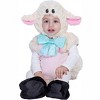 Joyfy Baby Halloween Lamb Costume Suit with Hood, Lamb Costume for Infant, Funny Halloween Animal Role Play Dress Up Party - 2 of 4