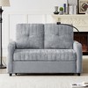 NicBex 53.9" Pull Out Sofa Bed,Modern Adjsutable Backrest Loveseat Sofa with 2 Cup Holders & 3 Charging Ports,Small Couch for Living Room - 3 of 4