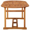 vidaXL Patio Dining Table 70.9 inches x35.4 inches x29.5 inches  Solid Acacia Wood - 3 of 4