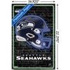 Trends International NFL Seattle Seahawks - Neon Helmet 23 Unframed Wall Poster Prints - 3 of 4