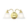 Livex Lighting Essex 2 - Light Vanity in  Polished Brass - 4 of 4