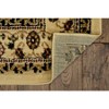 5'x7' Elegance Zeigler Rug Off White - Linon: Traditional Floral Area Rug, Low Pile, Indoor Use, Machine Made - 4 of 4