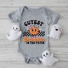 The Juniper Shop Cutest Pumpkin Checkered Baby Bodysuit - 2 of 3
