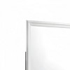 GlasFlength Decorative Wall Mirrors Wall Art Square Mirror Vanity Mirror Accent Mirror Metal Frame Mirror for Living Room, White, 38.19"*0.87"*38.19" - 4 of 4